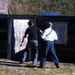 Matt starting Stage 4, which utilized a simulated distraction device throw in