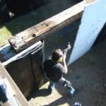 Matt clearing the house